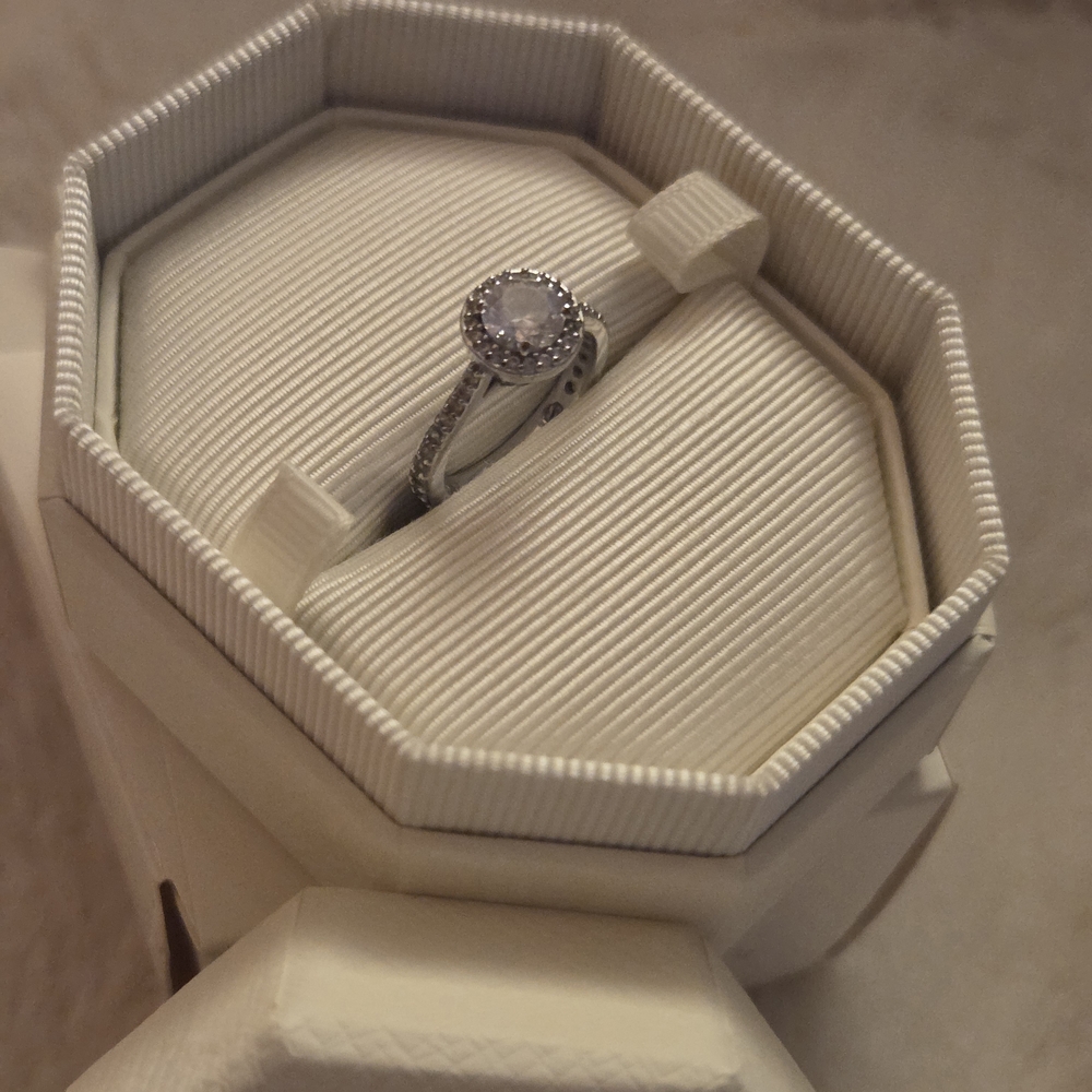 Swarovski Constella Cocktail Ring White Rhodium Plated Size 52 5642624 - Picture 6 of 16